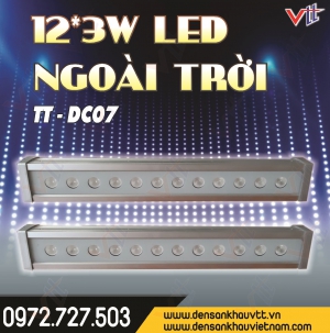 12*3W LED NGOÀI TRỜI