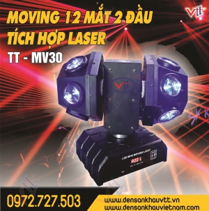 MOVING 12 MẮT 2 ĐẦU TÍCH HỢP LASER