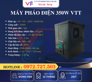 MÁY PHÁO ĐIỆN 350W VTT